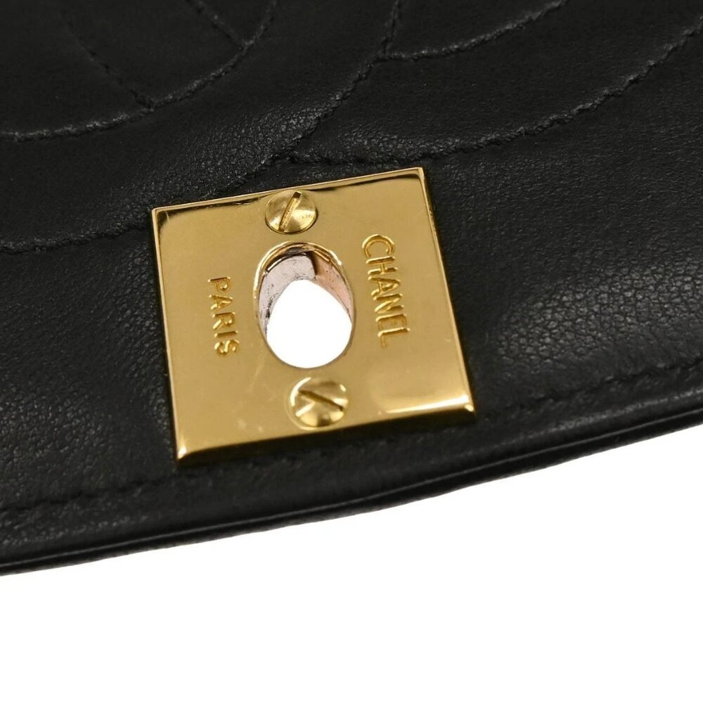 Chanel Black Lambskin Paris Shoulder Bag 155683 - Picture 10 of 10